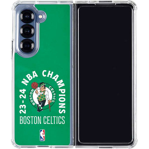 2024 NBA Champions Boston Celtics Galaxy Z Fold6 Clear Case